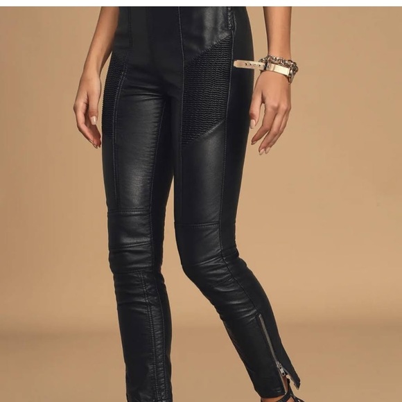 Free People Kalin Moto faux leather pants - Picture 2 of 13